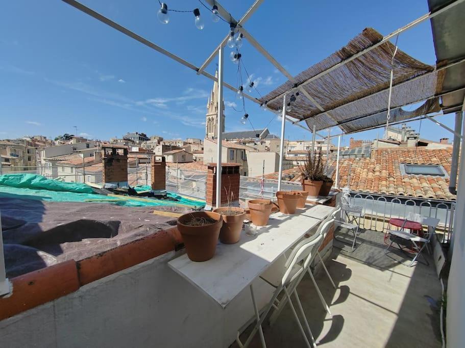 Apartamento Superbe T3 Terrasse Avec Vue Centre Historique Montpellier Exterior foto